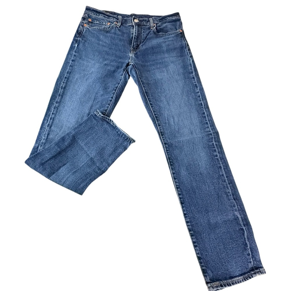 Levis 511 Jeans Men's 32x32 Blue Cotton Denim Straight Leg Workwear (756